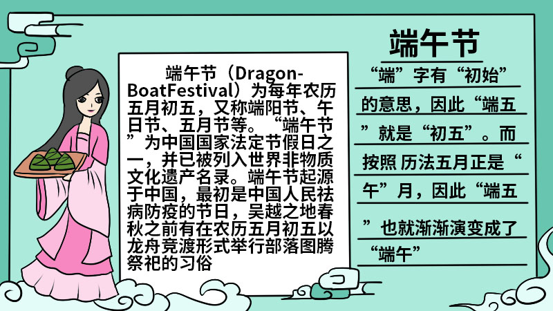 端午節(jié)手抄報(bào)內(nèi)容 端午節(jié)手抄報(bào)內(nèi)容畫法