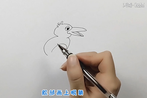 乌鸦简笔画