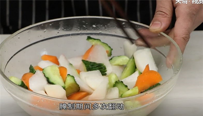 三色泡菜怎么做 三色泡菜的做法