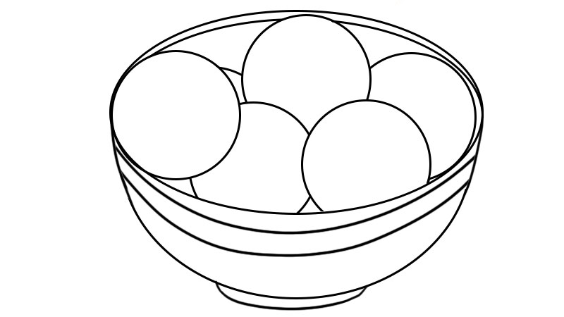 春节美食简笔画