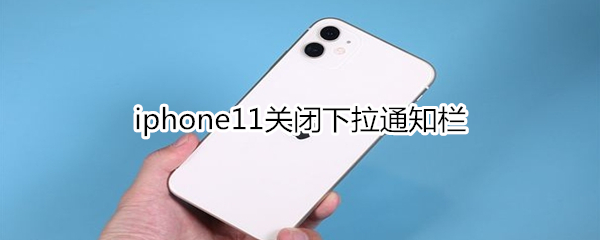 iphone11關(guān)閉下拉通知欄