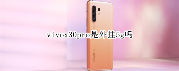 vivox30pro是外挂5g吗