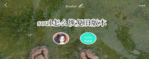 soul怎么恢復舊版本