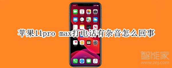 蘋果11pro max打電話有雜音怎么回事