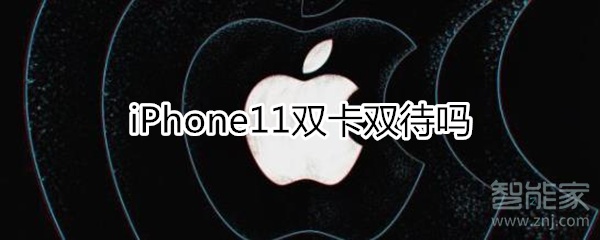 iPhone11雙卡雙待嗎