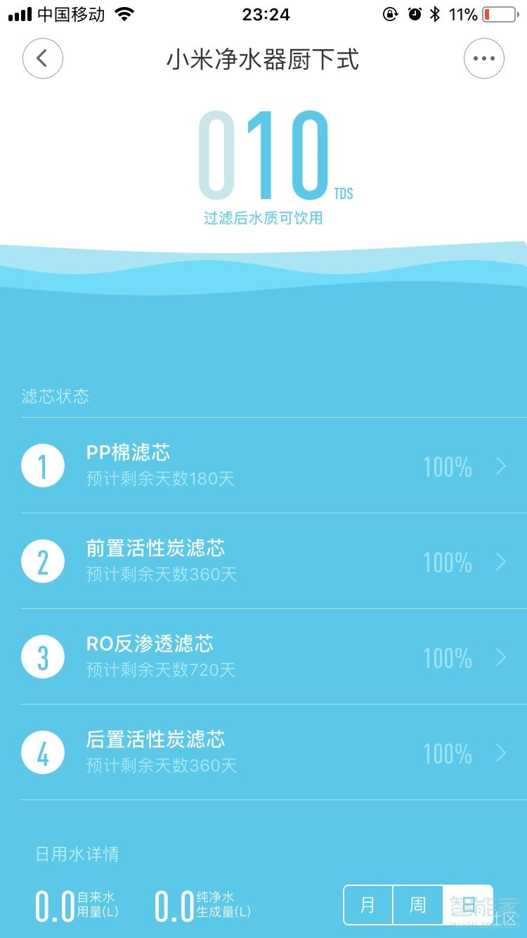 小米净水器连wifi教程