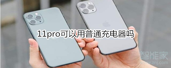 11pro可以用普通充电器吗