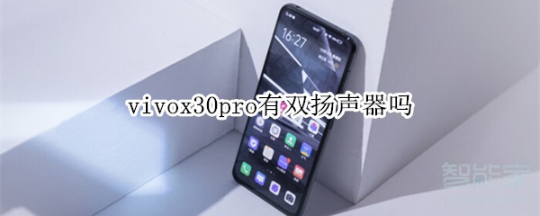 vivox30pro有雙揚聲器嗎