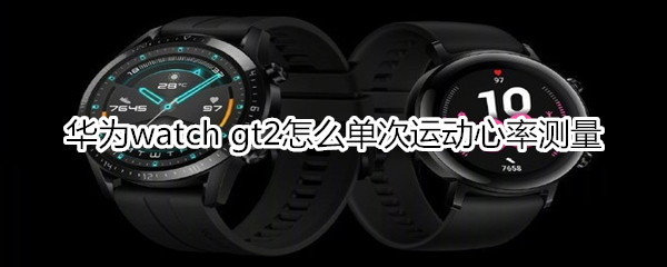 华为watch gt2怎么单次运动心率测量