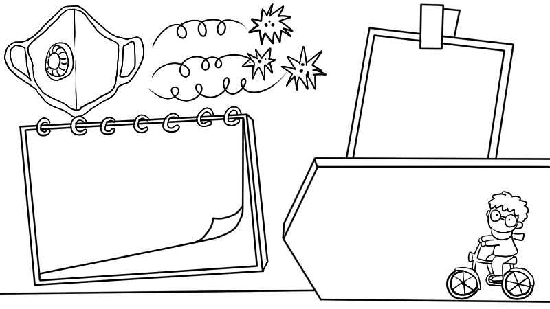 防疫手抄報怎么畫