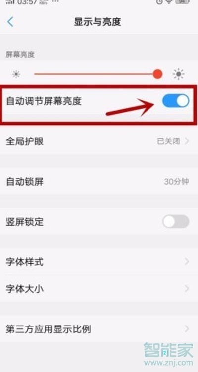 vivoz5怎么关闭亮度自动调节