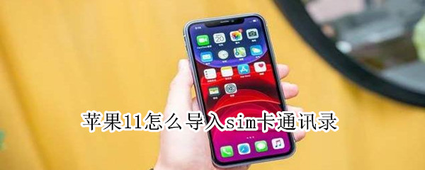 蘋果11怎么導(dǎo)入sim卡通訊錄