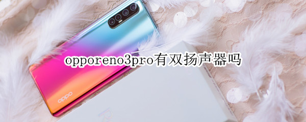 opporeno3pro有双扬声器吗