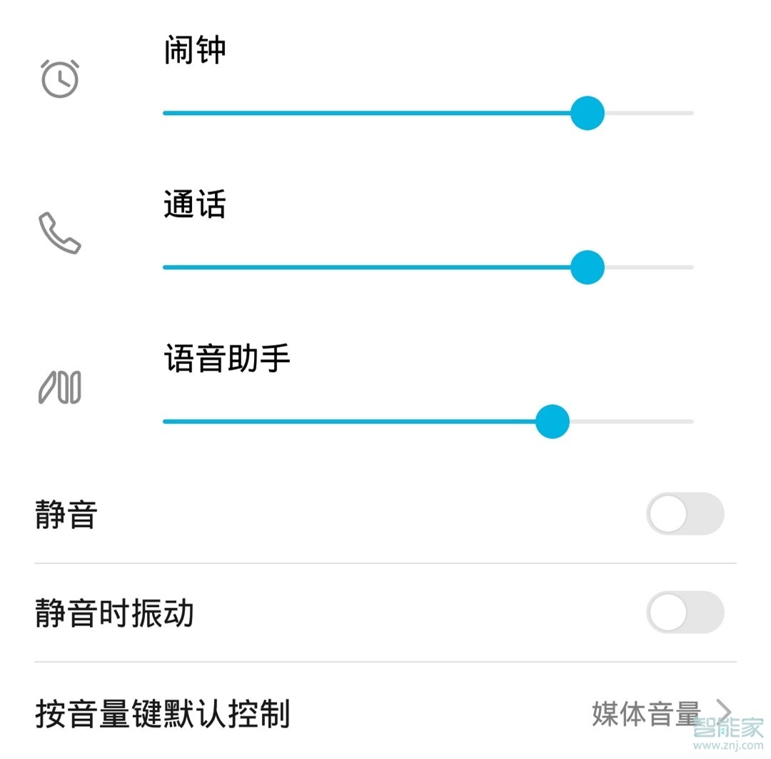 華為音量怎么調