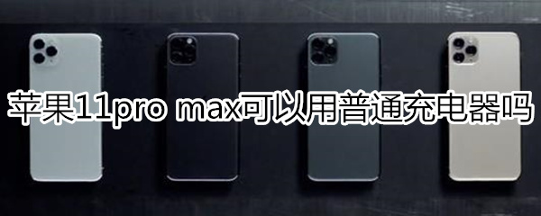 蘋果11pro max可以用普通充電器嗎