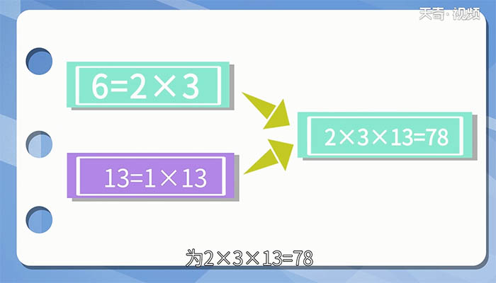 6和13的最小公倍數(shù) 6和13的最小公倍數(shù)是多少