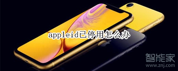 appleid已停用怎么辦