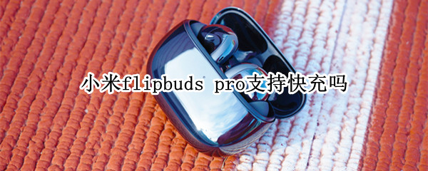 小米flipbuds pro支持快充嗎