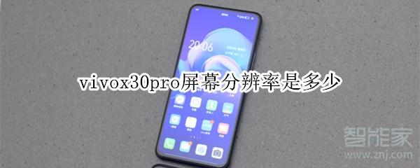 vivox30pro屏幕分辨率是多少