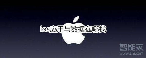 ios应用与数据在哪找