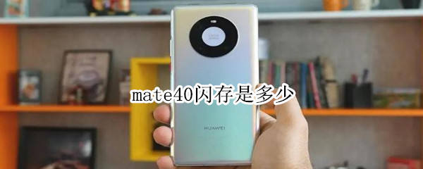 mate40闪存是多少