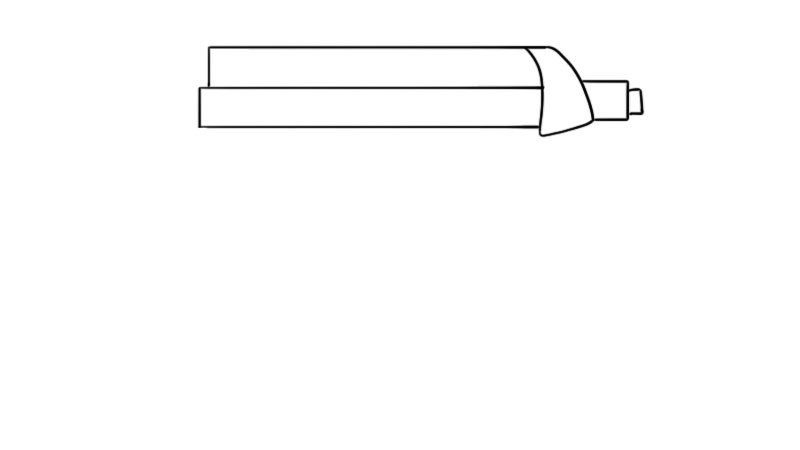 冲锋枪简笔画