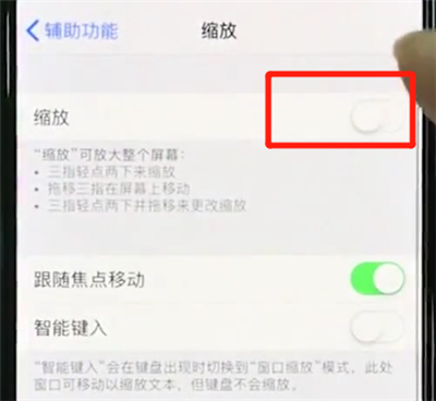 iPhoneXs Max怎么使用缩放功能