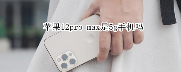 蘋果12pro max是5g手機嗎