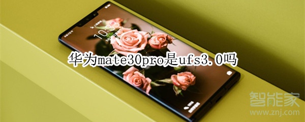 華為mate30pro是ufs3.0嗎