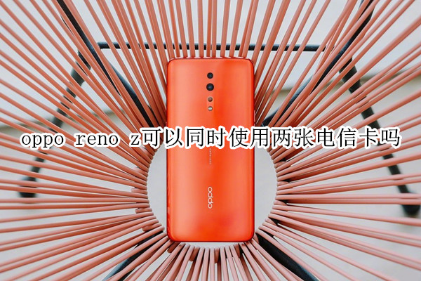 oppo reno z可以同时使用两张电信卡吗