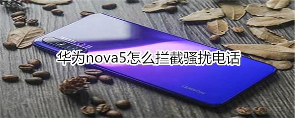 華為nova5怎么攔截騷擾電話