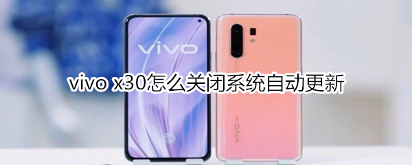 vivo x30怎么关闭系统自动更新