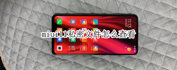 miui11私密文件怎么查看