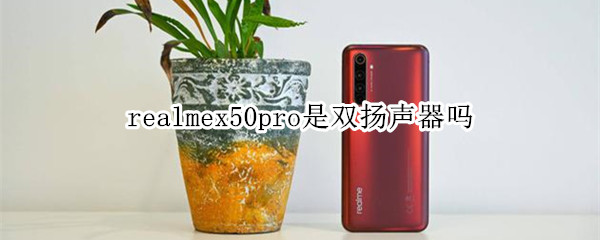 realmex50pro是雙揚(yáng)聲器嗎