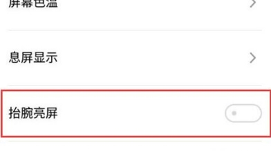魅族16s怎么打開抬腕亮屏