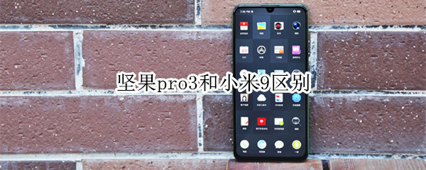 堅果pro3和小米9區(qū)別