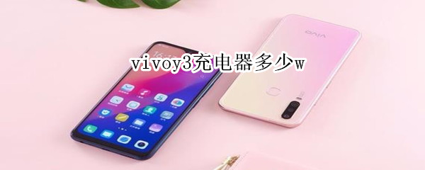 vivoy3充電器多少w