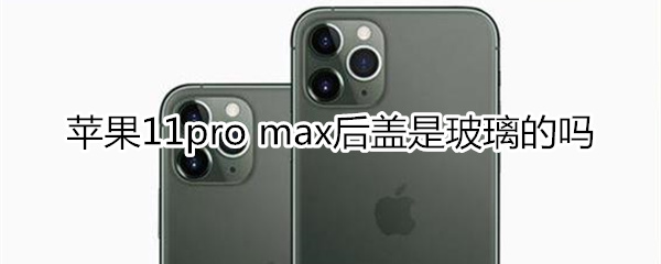 蘋果11pro max后蓋是玻璃的嗎