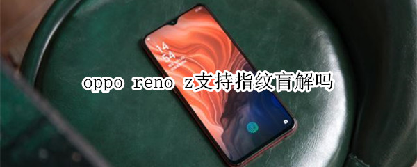 oppo reno z支持指纹盲解吗