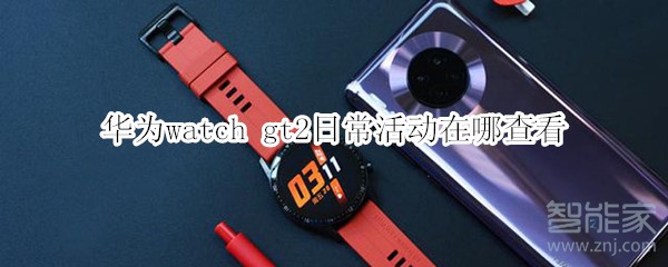 华为watch gt2日常活动在哪查看