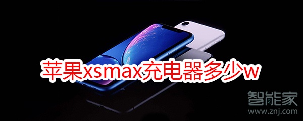 蘋果xsmax充電器多少w