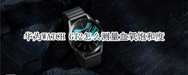 華為WATCH GT2怎么測量血氧飽和度