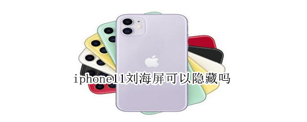 iphone11劉海屏可以隱藏嗎