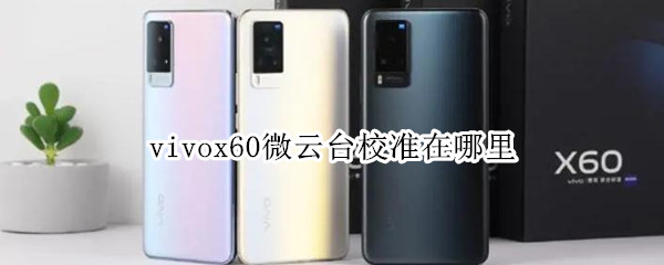 vivox60微云台校准在哪里