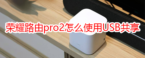 榮耀路由pro2怎么使用USB共享