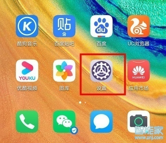 华为mate30 5G版怎么显示流量信息