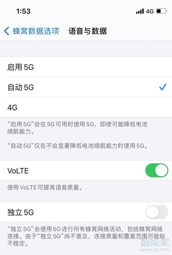 苹果12promax怎么关闭5g