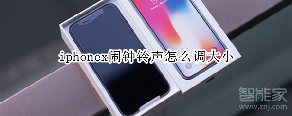 iphonex闹钟铃声怎么调大小