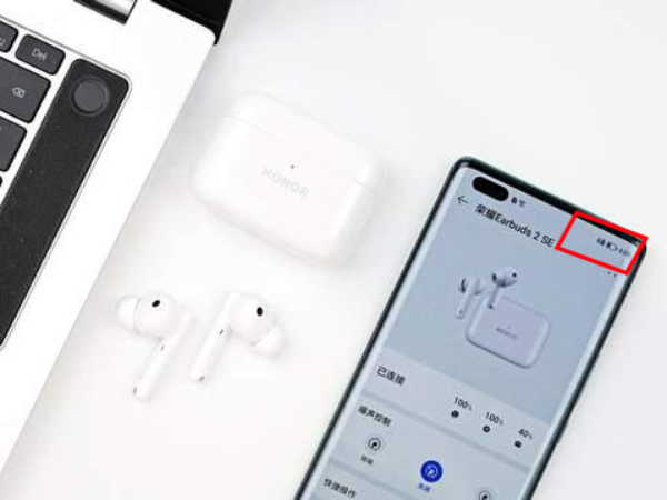 荣耀earbuds2se怎么看电量