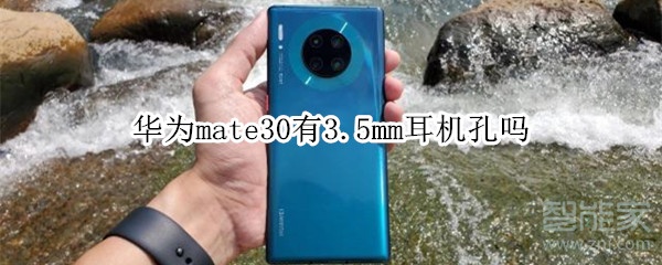 华为mate30有3.5mm耳机孔吗